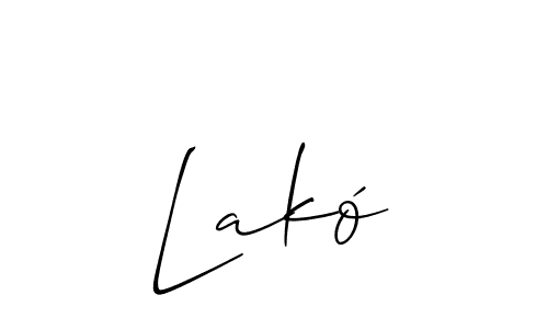 Make a beautiful signature design for name Lakó. Use this online signature maker to create a handwritten signature for free. Lakó signature style 2 images and pictures png