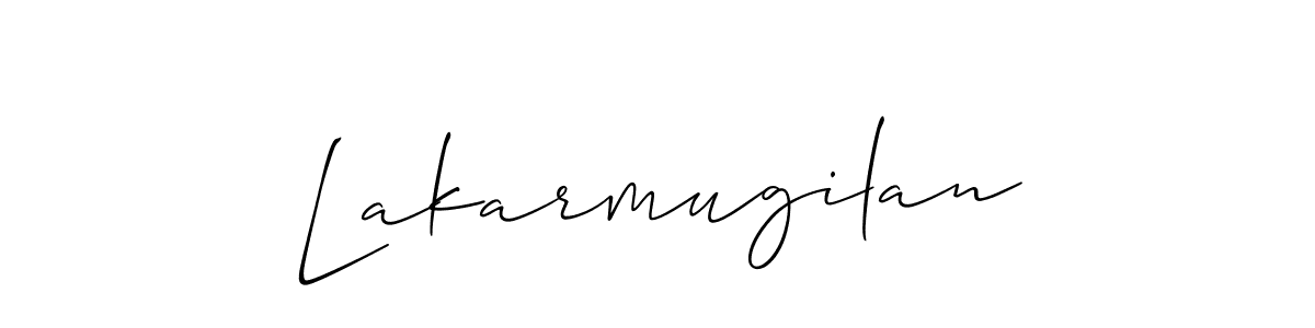 Once you've used our free online signature maker to create your best signature Allison_Script style, it's time to enjoy all of the benefits that Lakarmugilan name signing documents. Lakarmugilan signature style 2 images and pictures png