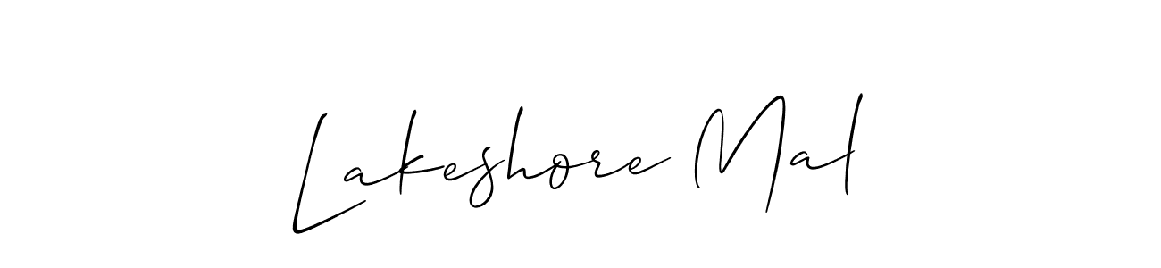It looks lik you need a new signature style for name Lakeshore Mal. Design unique handwritten (Allison_Script) signature with our free signature maker in just a few clicks. Lakeshore Mal signature style 2 images and pictures png