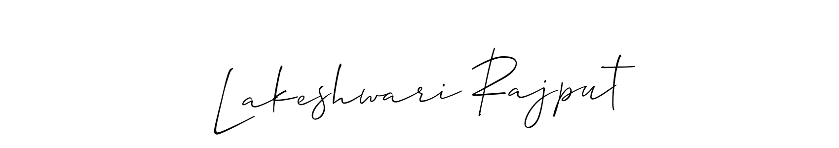 Make a beautiful signature design for name Lakeshwari Rajput. Use this online signature maker to create a handwritten signature for free. Lakeshwari Rajput signature style 2 images and pictures png