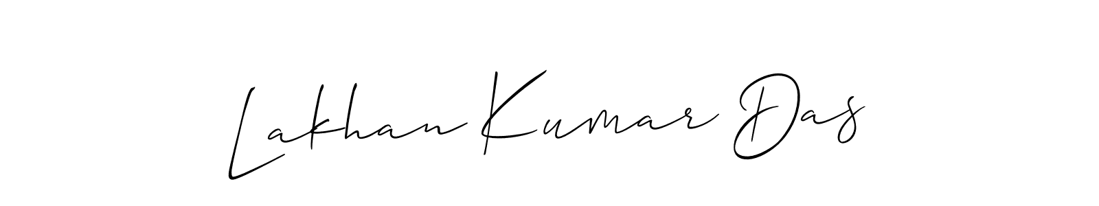 It looks lik you need a new signature style for name Lakhan Kumar Das. Design unique handwritten (Allison_Script) signature with our free signature maker in just a few clicks. Lakhan Kumar Das signature style 2 images and pictures png