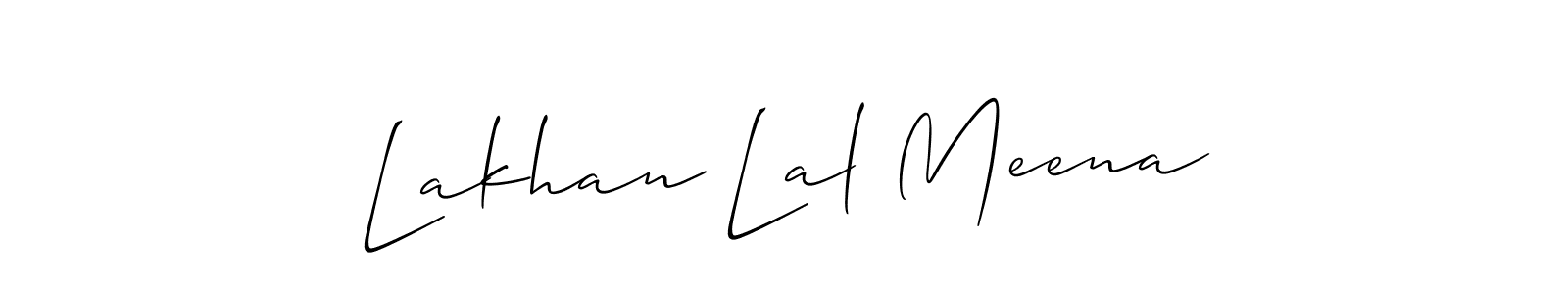 Also You can easily find your signature by using the search form. We will create Lakhan Lal Meena name handwritten signature images for you free of cost using Allison_Script sign style. Lakhan Lal Meena signature style 2 images and pictures png