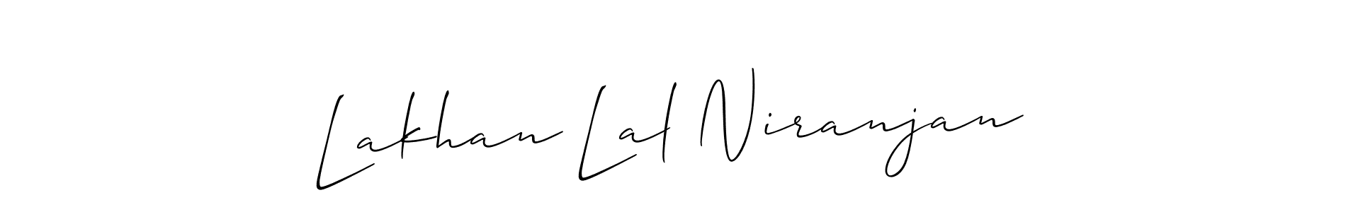 Check out images of Autograph of Lakhan Lal Niranjan name. Actor Lakhan Lal Niranjan Signature Style. Allison_Script is a professional sign style online. Lakhan Lal Niranjan signature style 2 images and pictures png