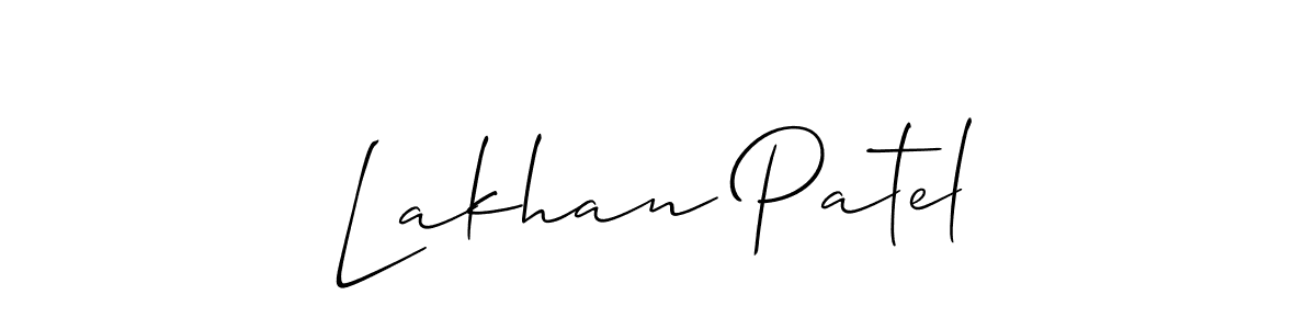 It looks lik you need a new signature style for name Lakhan Patel. Design unique handwritten (Allison_Script) signature with our free signature maker in just a few clicks. Lakhan Patel signature style 2 images and pictures png