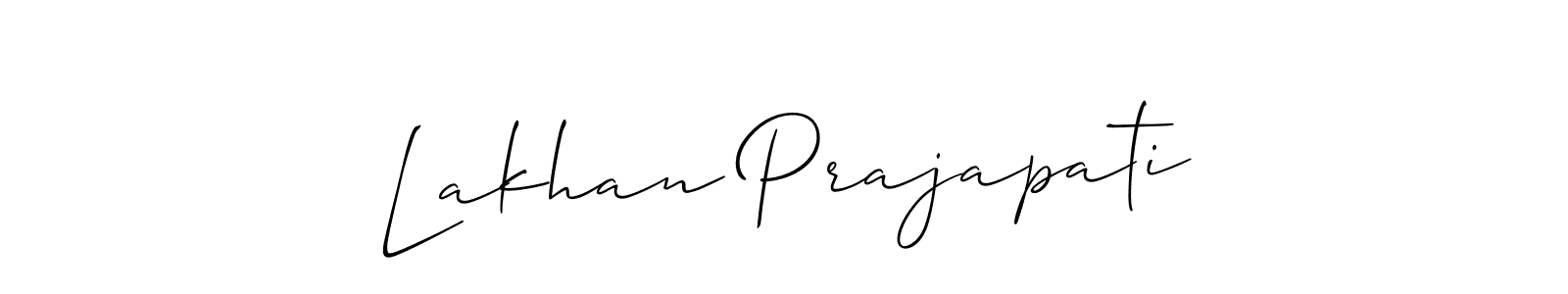Best and Professional Signature Style for Lakhan Prajapati. Allison_Script Best Signature Style Collection. Lakhan Prajapati signature style 2 images and pictures png