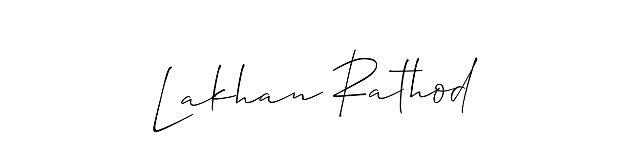 You should practise on your own different ways (Allison_Script) to write your name (Lakhan Rathod) in signature. don't let someone else do it for you. Lakhan Rathod signature style 2 images and pictures png