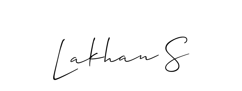 Here are the top 10 professional signature styles for the name Lakhan S. These are the best autograph styles you can use for your name. Lakhan S signature style 2 images and pictures png