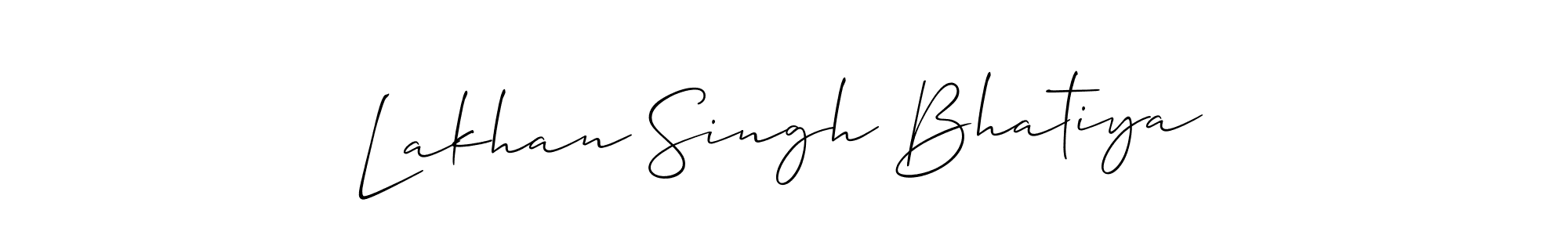 Lakhan Singh Bhatiya stylish signature style. Best Handwritten Sign (Allison_Script) for my name. Handwritten Signature Collection Ideas for my name Lakhan Singh Bhatiya. Lakhan Singh Bhatiya signature style 2 images and pictures png