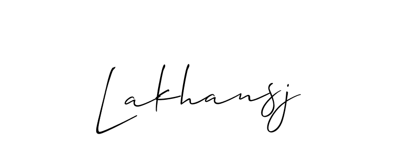 Here are the top 10 professional signature styles for the name Lakhansj. These are the best autograph styles you can use for your name. Lakhansj signature style 2 images and pictures png