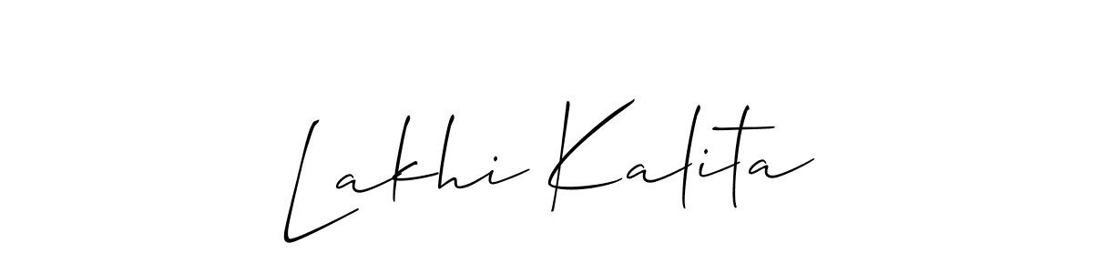 Make a beautiful signature design for name Lakhi Kalita. Use this online signature maker to create a handwritten signature for free. Lakhi Kalita signature style 2 images and pictures png
