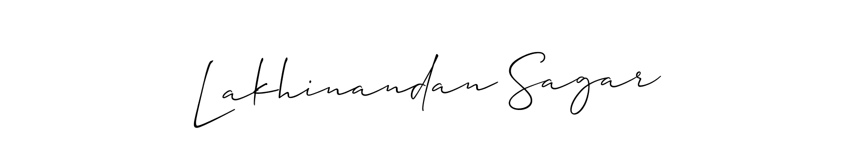 Once you've used our free online signature maker to create your best signature Allison_Script style, it's time to enjoy all of the benefits that Lakhinandan Sagar name signing documents. Lakhinandan Sagar signature style 2 images and pictures png