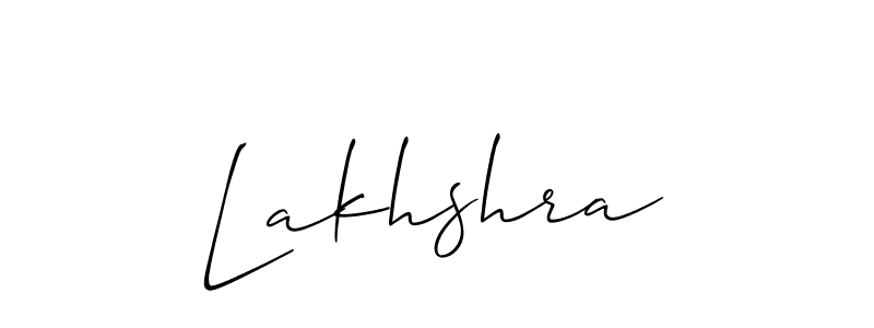 if you are searching for the best signature style for your name Lakhshra. so please give up your signature search. here we have designed multiple signature styles  using Allison_Script. Lakhshra signature style 2 images and pictures png