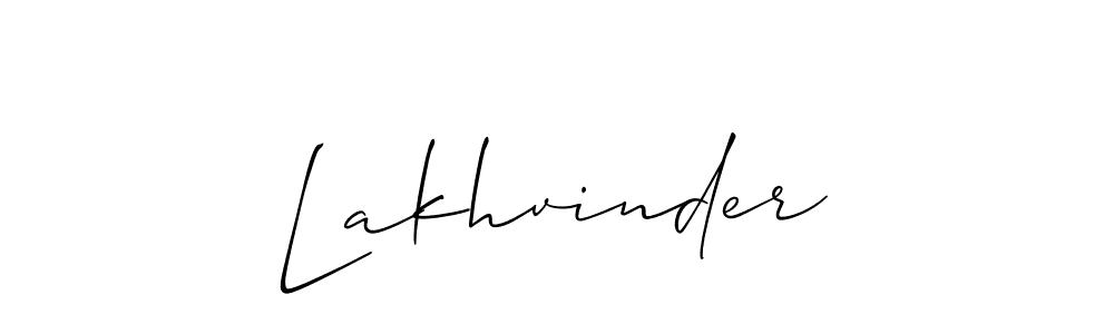 if you are searching for the best signature style for your name Lakhvinder. so please give up your signature search. here we have designed multiple signature styles  using Allison_Script. Lakhvinder signature style 2 images and pictures png