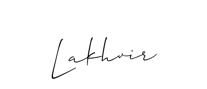 How to Draw Lakhvir signature style? Allison_Script is a latest design signature styles for name Lakhvir. Lakhvir signature style 2 images and pictures png