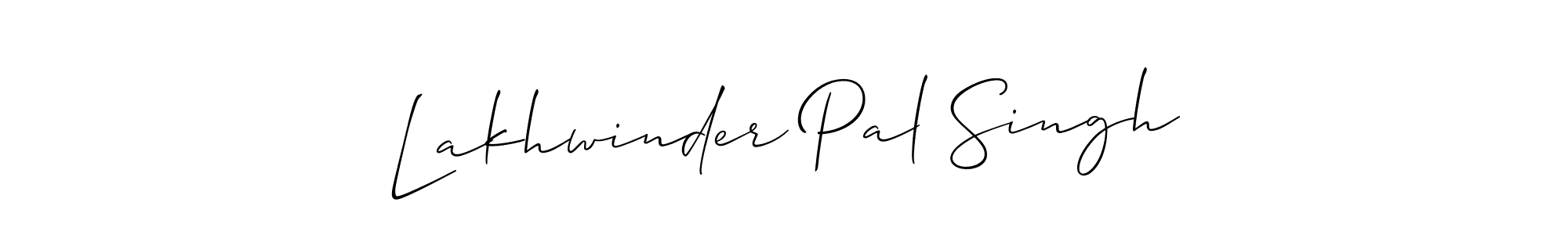 Allison_Script is a professional signature style that is perfect for those who want to add a touch of class to their signature. It is also a great choice for those who want to make their signature more unique. Get Lakhwinder Pal Singh name to fancy signature for free. Lakhwinder Pal Singh signature style 2 images and pictures png