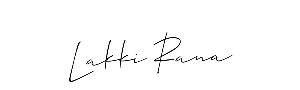 You can use this online signature creator to create a handwritten signature for the name Lakki Rana. This is the best online autograph maker. Lakki Rana signature style 2 images and pictures png