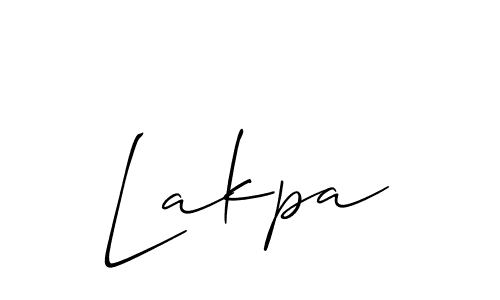 You should practise on your own different ways (Allison_Script) to write your name (Lakpa) in signature. don't let someone else do it for you. Lakpa signature style 2 images and pictures png