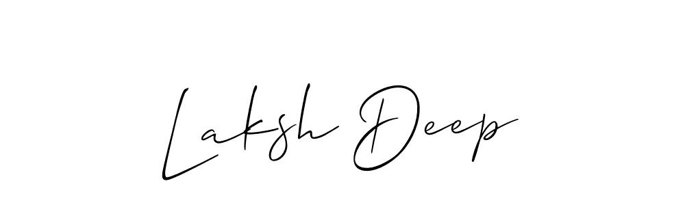 Check out images of Autograph of Laksh Deep name. Actor Laksh Deep Signature Style. Allison_Script is a professional sign style online. Laksh Deep signature style 2 images and pictures png