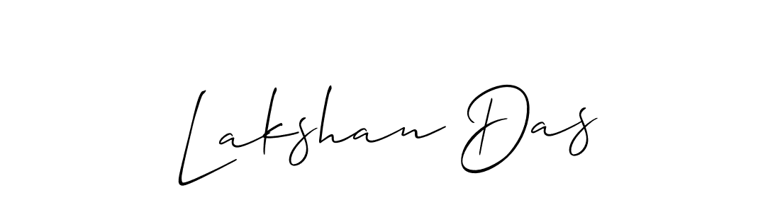 Make a beautiful signature design for name Lakshan Das. With this signature (Allison_Script) style, you can create a handwritten signature for free. Lakshan Das signature style 2 images and pictures png