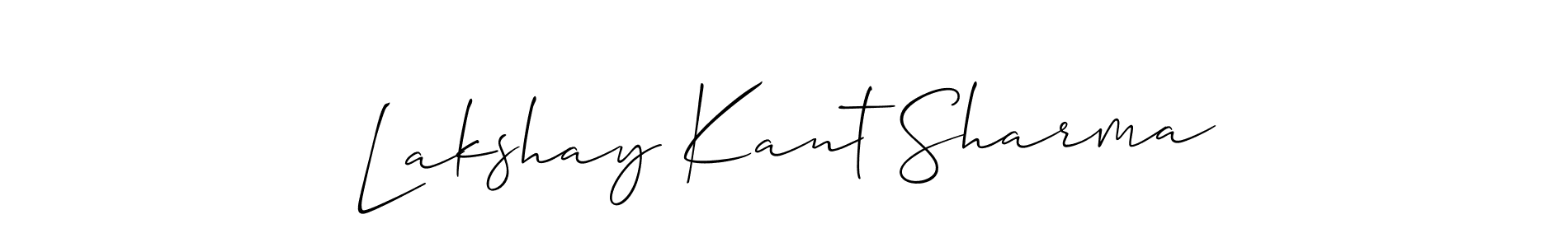 Make a beautiful signature design for name Lakshay Kant Sharma. Use this online signature maker to create a handwritten signature for free. Lakshay Kant Sharma signature style 2 images and pictures png