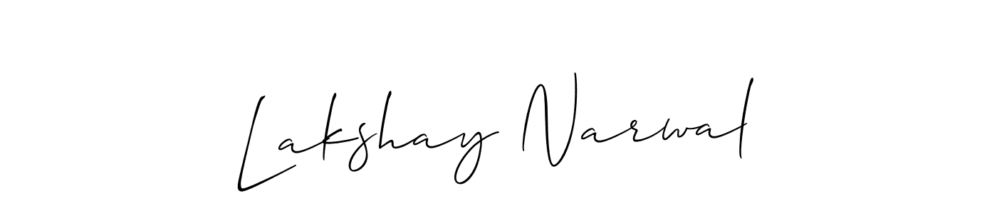 Once you've used our free online signature maker to create your best signature Allison_Script style, it's time to enjoy all of the benefits that Lakshay Narwal name signing documents. Lakshay Narwal signature style 2 images and pictures png