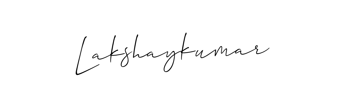Design your own signature with our free online signature maker. With this signature software, you can create a handwritten (Allison_Script) signature for name Lakshaykumar. Lakshaykumar signature style 2 images and pictures png