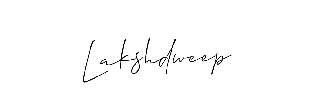 Best and Professional Signature Style for Lakshdweep. Allison_Script Best Signature Style Collection. Lakshdweep signature style 2 images and pictures png
