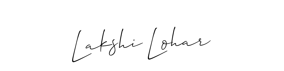 Make a short Lakshi Lohar signature style. Manage your documents anywhere anytime using Allison_Script. Create and add eSignatures, submit forms, share and send files easily. Lakshi Lohar signature style 2 images and pictures png