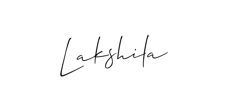 Make a beautiful signature design for name Lakshila. Use this online signature maker to create a handwritten signature for free. Lakshila signature style 2 images and pictures png