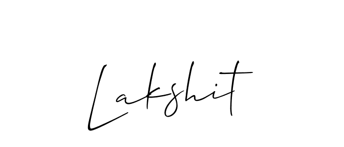 Also we have Lakshit name is the best signature style. Create professional handwritten signature collection using Allison_Script autograph style. Lakshit signature style 2 images and pictures png