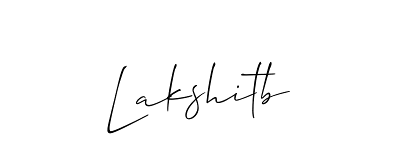 Once you've used our free online signature maker to create your best signature Allison_Script style, it's time to enjoy all of the benefits that Lakshitb name signing documents. Lakshitb signature style 2 images and pictures png