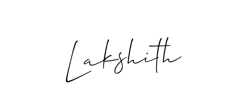 Best and Professional Signature Style for Lakshith. Allison_Script Best Signature Style Collection. Lakshith signature style 2 images and pictures png