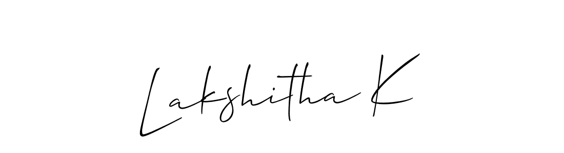 Here are the top 10 professional signature styles for the name Lakshitha K. These are the best autograph styles you can use for your name. Lakshitha K signature style 2 images and pictures png