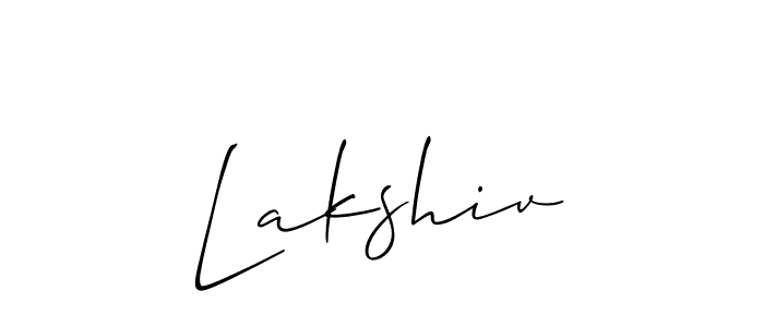 Also You can easily find your signature by using the search form. We will create Lakshiv name handwritten signature images for you free of cost using Allison_Script sign style. Lakshiv signature style 2 images and pictures png