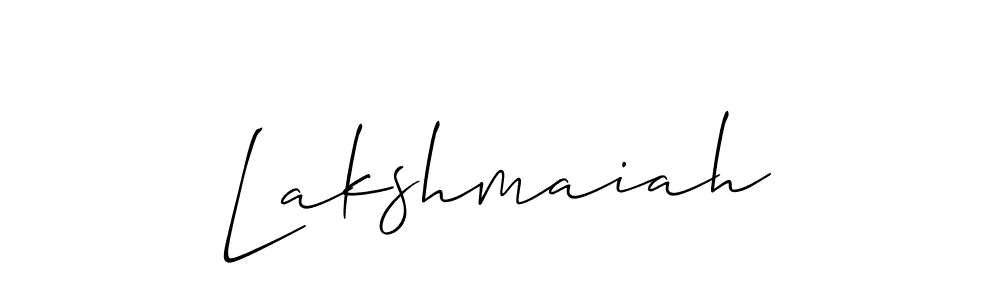 Similarly Allison_Script is the best handwritten signature design. Signature creator online .You can use it as an online autograph creator for name Lakshmaiah. Lakshmaiah signature style 2 images and pictures png