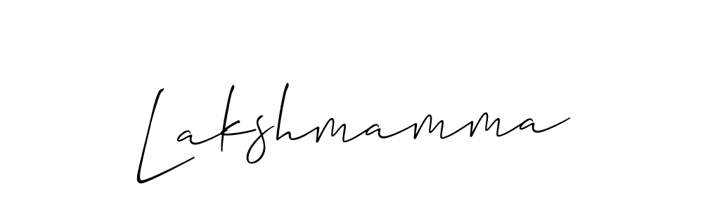 Best and Professional Signature Style for Lakshmamma. Allison_Script Best Signature Style Collection. Lakshmamma signature style 2 images and pictures png