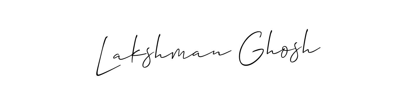 How to Draw Lakshman Ghosh signature style? Allison_Script is a latest design signature styles for name Lakshman Ghosh. Lakshman Ghosh signature style 2 images and pictures png