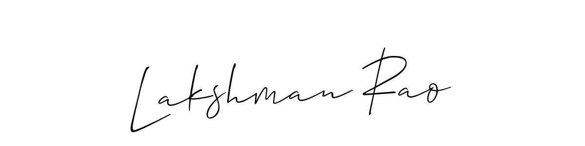 Best and Professional Signature Style for Lakshman Rao. Allison_Script Best Signature Style Collection. Lakshman Rao signature style 2 images and pictures png