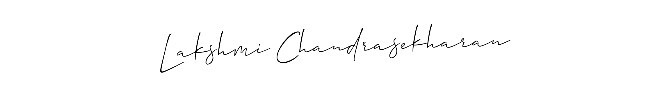 This is the best signature style for the Lakshmi Chandrasekharan name. Also you like these signature font (Allison_Script). Mix name signature. Lakshmi Chandrasekharan signature style 2 images and pictures png