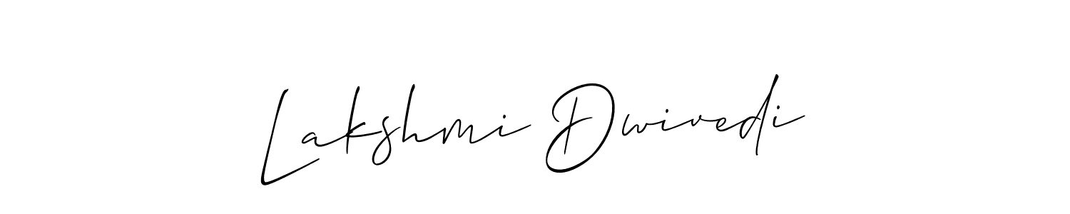 Also You can easily find your signature by using the search form. We will create Lakshmi Dwivedi name handwritten signature images for you free of cost using Allison_Script sign style. Lakshmi Dwivedi signature style 2 images and pictures png