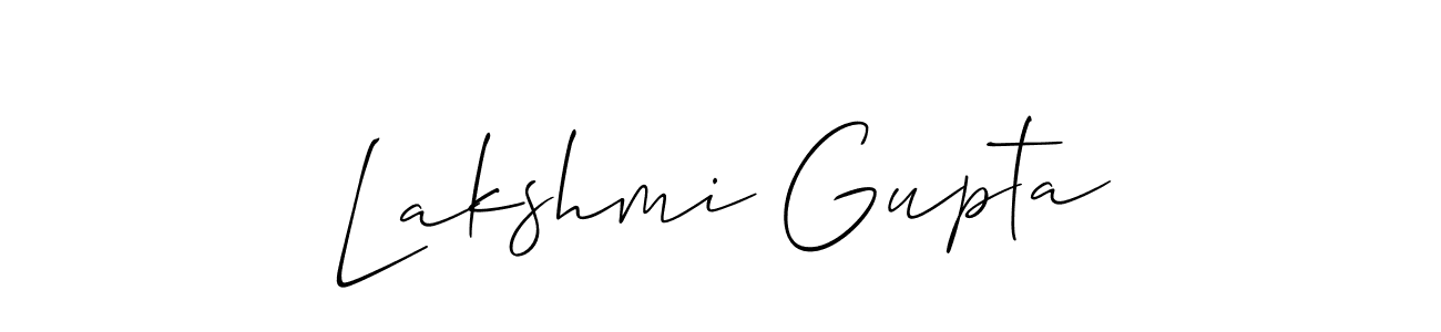 Also You can easily find your signature by using the search form. We will create Lakshmi Gupta name handwritten signature images for you free of cost using Allison_Script sign style. Lakshmi Gupta signature style 2 images and pictures png