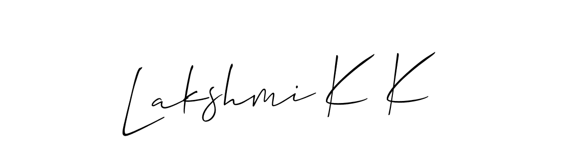 You can use this online signature creator to create a handwritten signature for the name Lakshmi K K. This is the best online autograph maker. Lakshmi K K signature style 2 images and pictures png