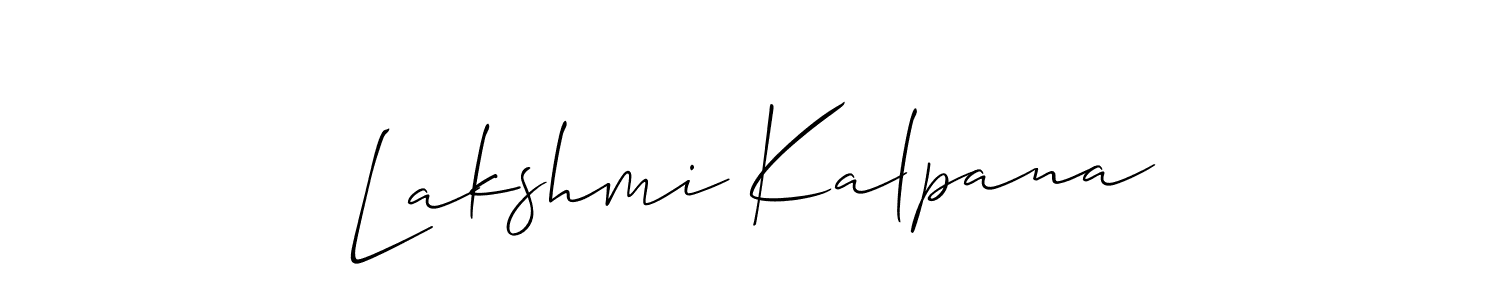 Best and Professional Signature Style for Lakshmi Kalpana. Allison_Script Best Signature Style Collection. Lakshmi Kalpana signature style 2 images and pictures png
