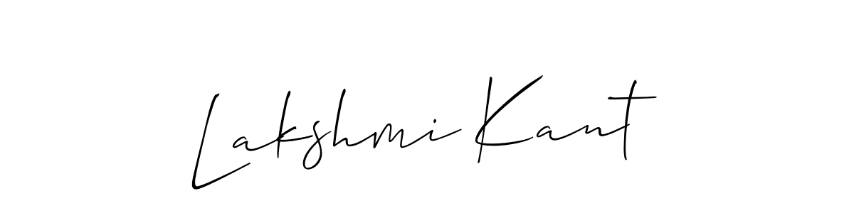 Once you've used our free online signature maker to create your best signature Allison_Script style, it's time to enjoy all of the benefits that Lakshmi Kant name signing documents. Lakshmi Kant signature style 2 images and pictures png