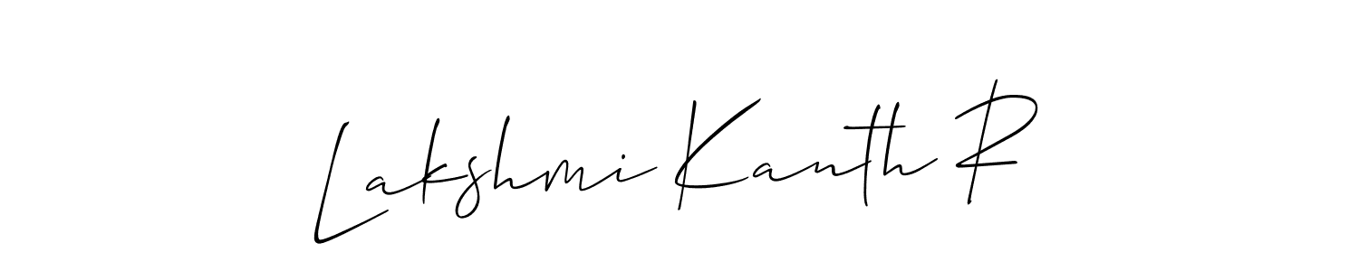 Once you've used our free online signature maker to create your best signature Allison_Script style, it's time to enjoy all of the benefits that Lakshmi Kanth R name signing documents. Lakshmi Kanth R signature style 2 images and pictures png