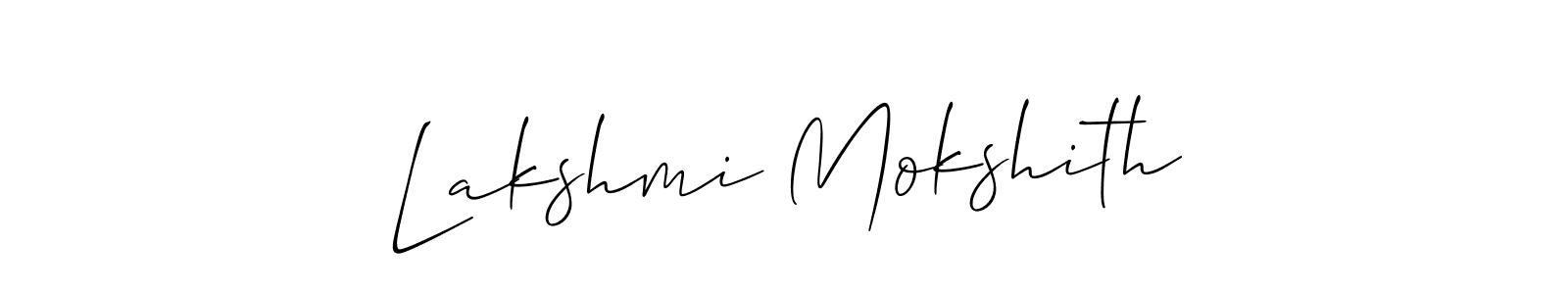 Check out images of Autograph of Lakshmi Mokshith name. Actor Lakshmi Mokshith Signature Style. Allison_Script is a professional sign style online. Lakshmi Mokshith signature style 2 images and pictures png