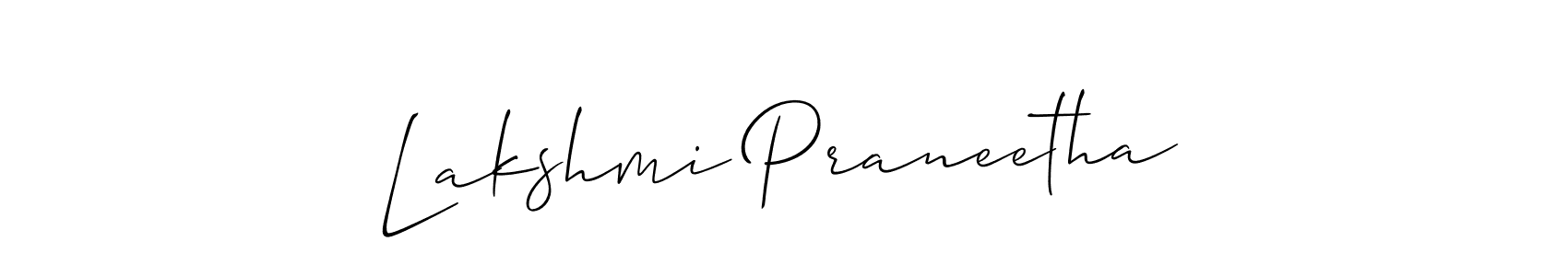 Best and Professional Signature Style for Lakshmi Praneetha. Allison_Script Best Signature Style Collection. Lakshmi Praneetha signature style 2 images and pictures png