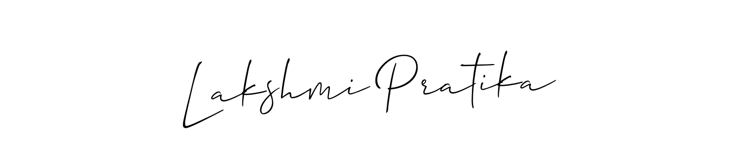 Best and Professional Signature Style for Lakshmi Pratika. Allison_Script Best Signature Style Collection. Lakshmi Pratika signature style 2 images and pictures png