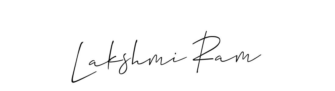 How to make Lakshmi Ram name signature. Use Allison_Script style for creating short signs online. This is the latest handwritten sign. Lakshmi Ram signature style 2 images and pictures png