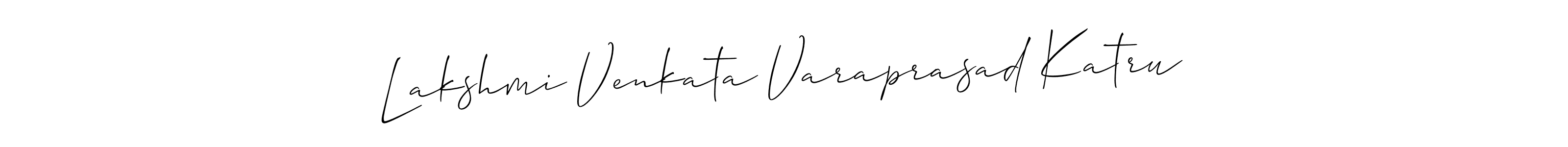 Make a beautiful signature design for name Lakshmi Venkata Varaprasad Katru. Use this online signature maker to create a handwritten signature for free. Lakshmi Venkata Varaprasad Katru signature style 2 images and pictures png